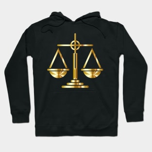 Golden Scales Of Justice 2 Hoodie